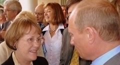 Karen Dawisha meeting President Putin